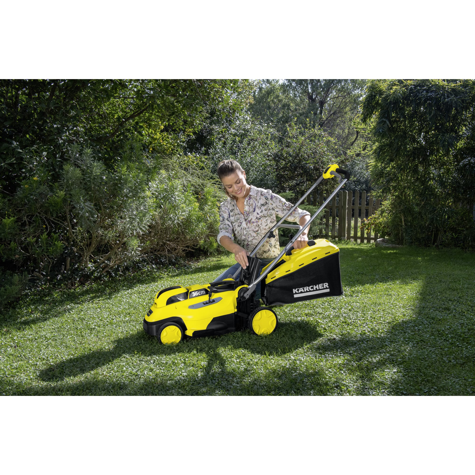82723209 Газонокосилка аккумуляторная Karcher LMO Battery 18-36 18 В 36 см АКБ и ЗУ не в комплекте Santreyd  - Вид №9