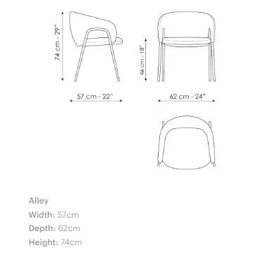 Стул с подлокотниками BONALDO ALLEY ARCH-00002707 - Вид №4
