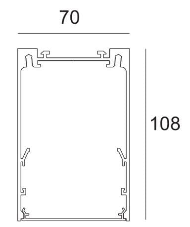 Алюминиевый линейный профиль освещения Deltalight Streamliner ARCH-00085264 - Вид №12