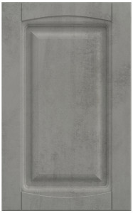 Фасады для кухни Кантри Фрезеровка «Кембридж» Бетон серый №286
