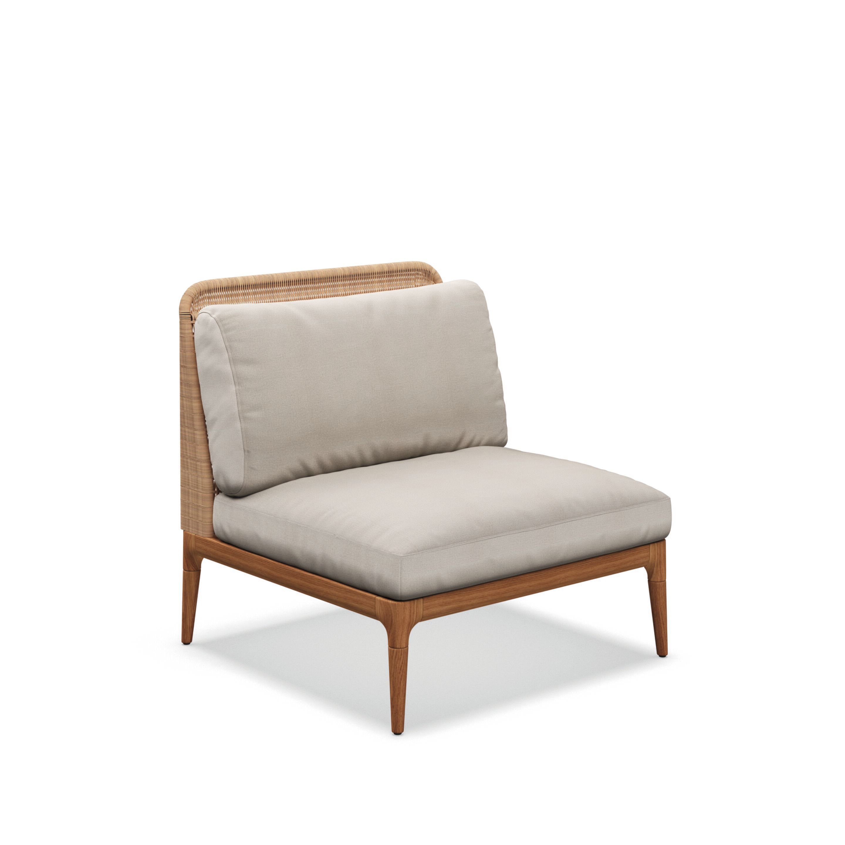 Плетеное и тканевое садовое кресло Gloster ARCH-00122507 - Вид №13