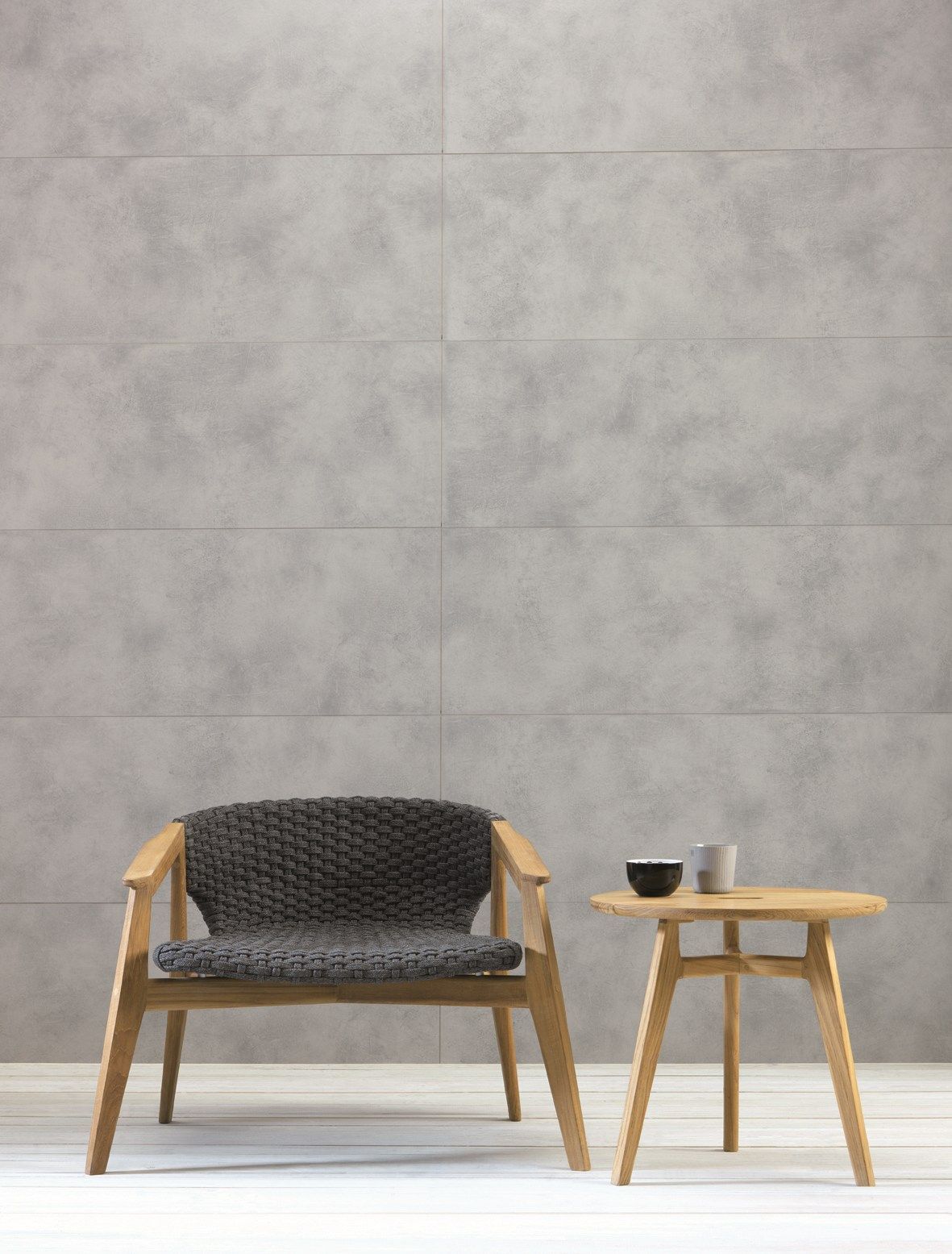 Синтетическая ткань садовое кресло с подлокотниками Ethimo Knit ARCH-00122669 - Вид №16