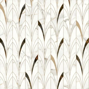 89199639 Стеновая панель Delicate Amber 120x0.4x60 см АКП цвет белый STLM-0079778
