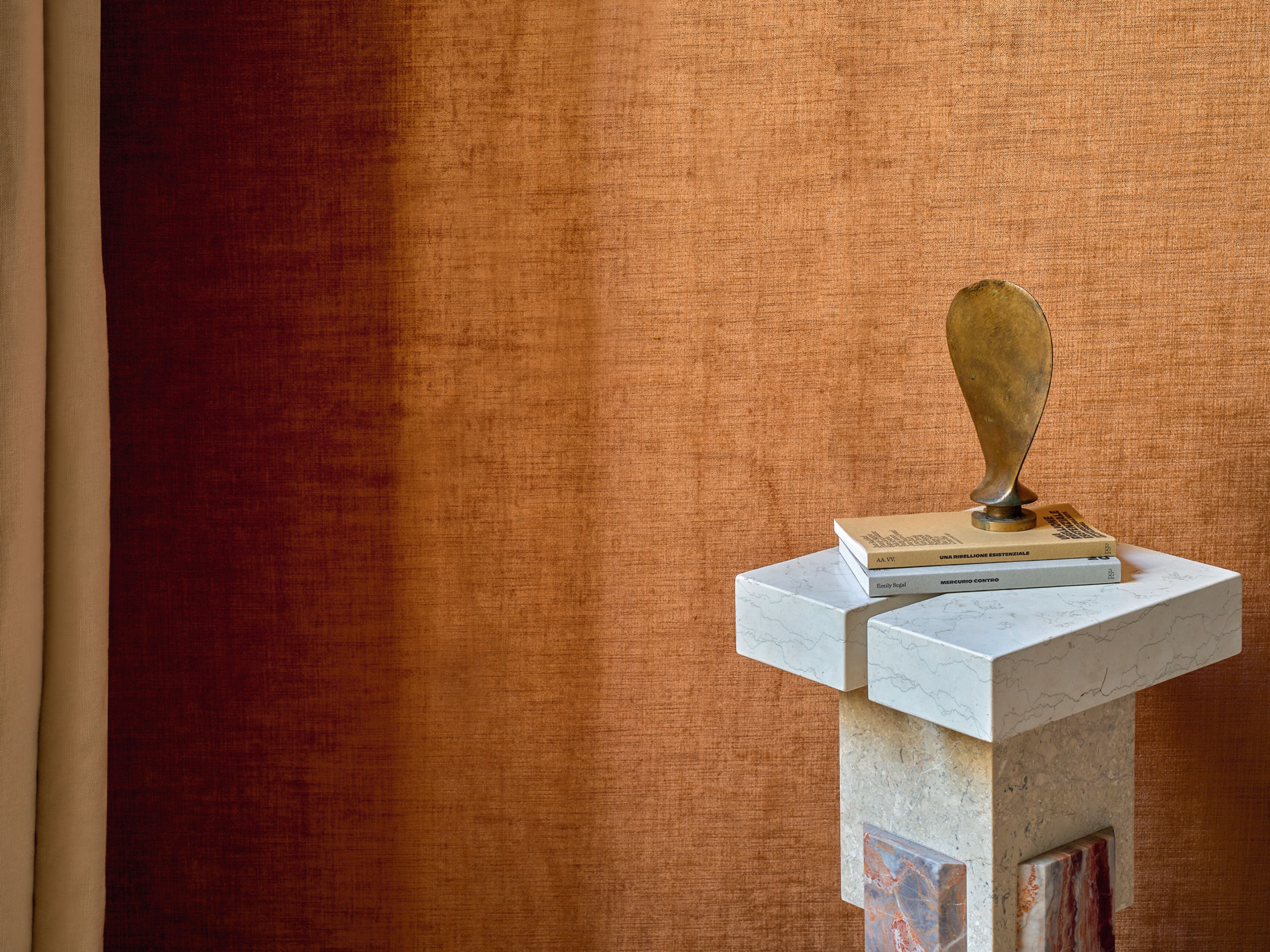 Бархатная моющаяся настенная ткань Élitis Alcôve ARCH-00075875 - Вид №3