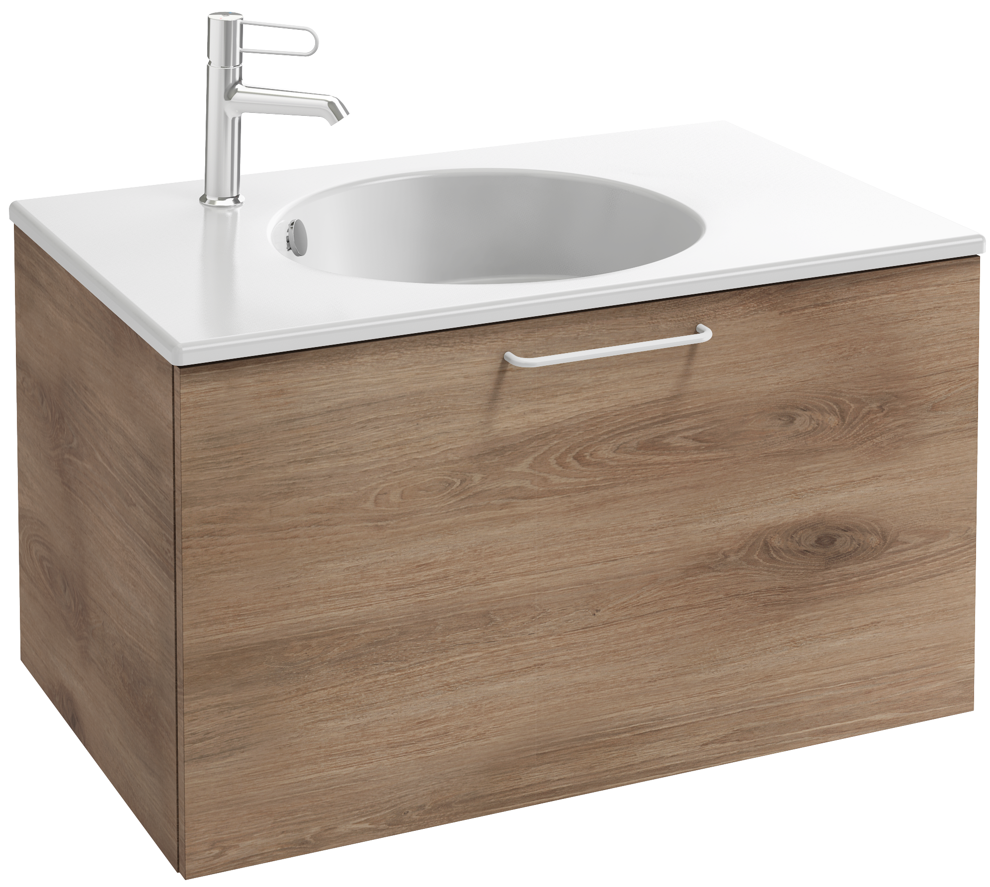 EB2512-R6-NR4 Тумба под столешницу 80 см, 1 верхний ящик, белая ручка JACOB DELAFON ODÉON RIVE GAUCHE ODEON RIVE GAUCHE