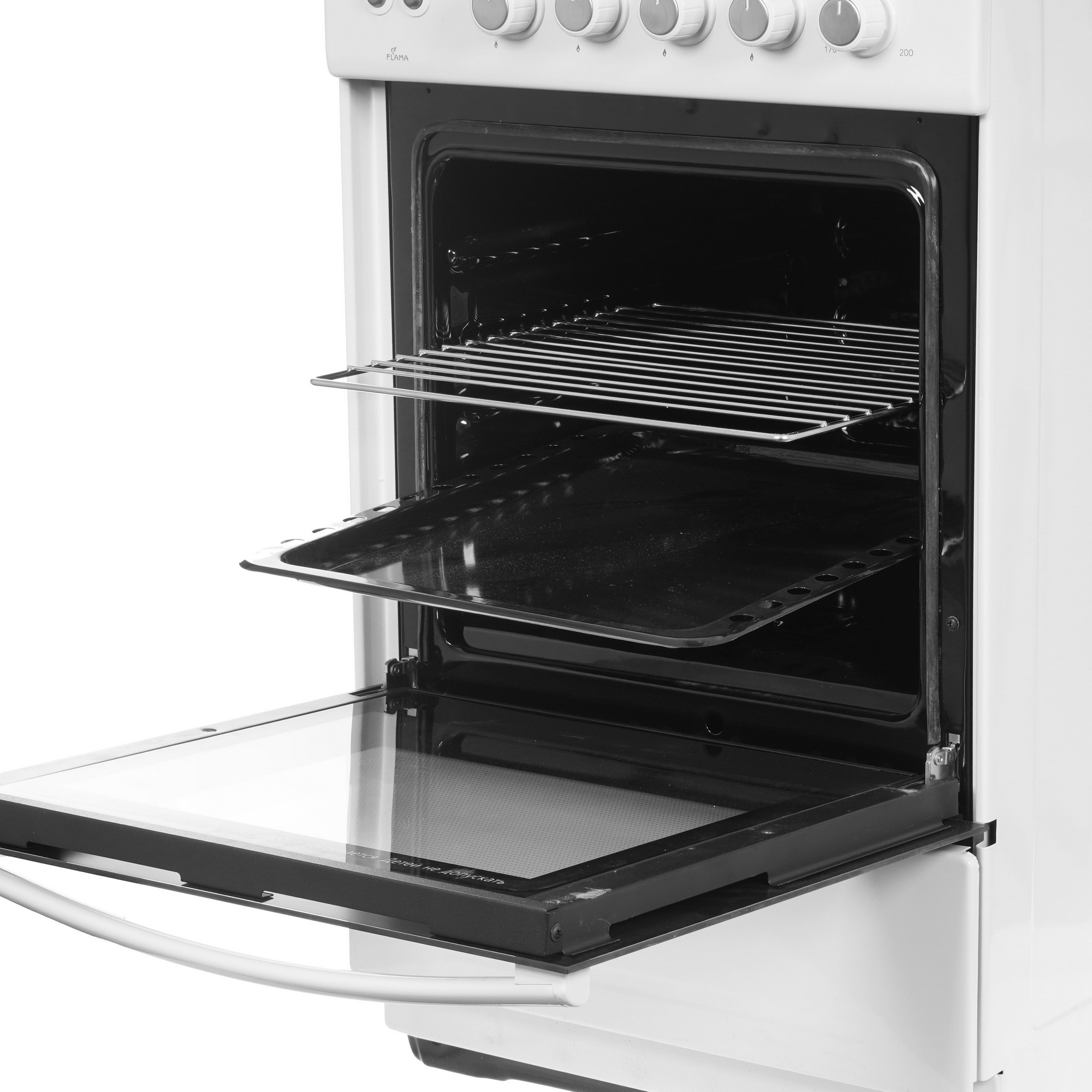 9973270 Комбинированная плита Flama FK 1425 W белый Flama group STDN-0039213 - Вид №5