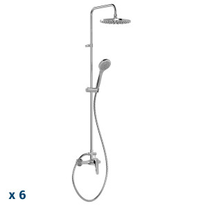 ОСНОВАНИЕ ПЛЮС 2-полосный настенный смеситель для душа с одной ручкой -21619110P TRES