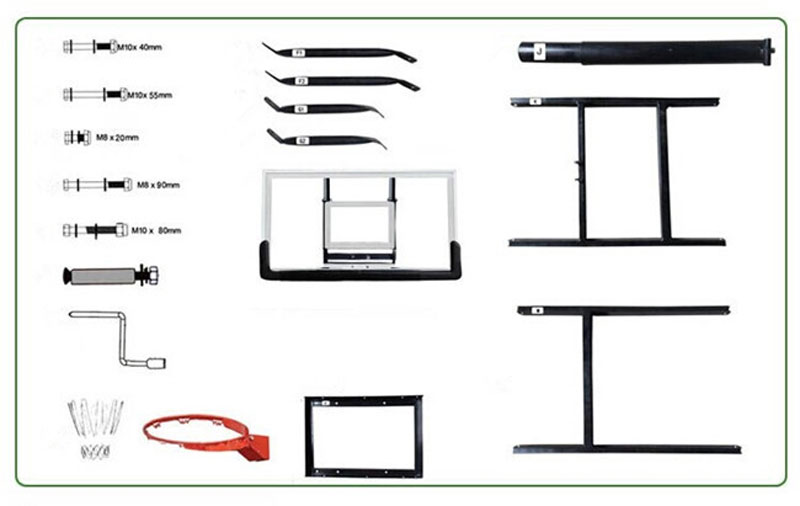 Баскетбольный щит 72" board72g DFC sun-id-2067781 - Вид №3