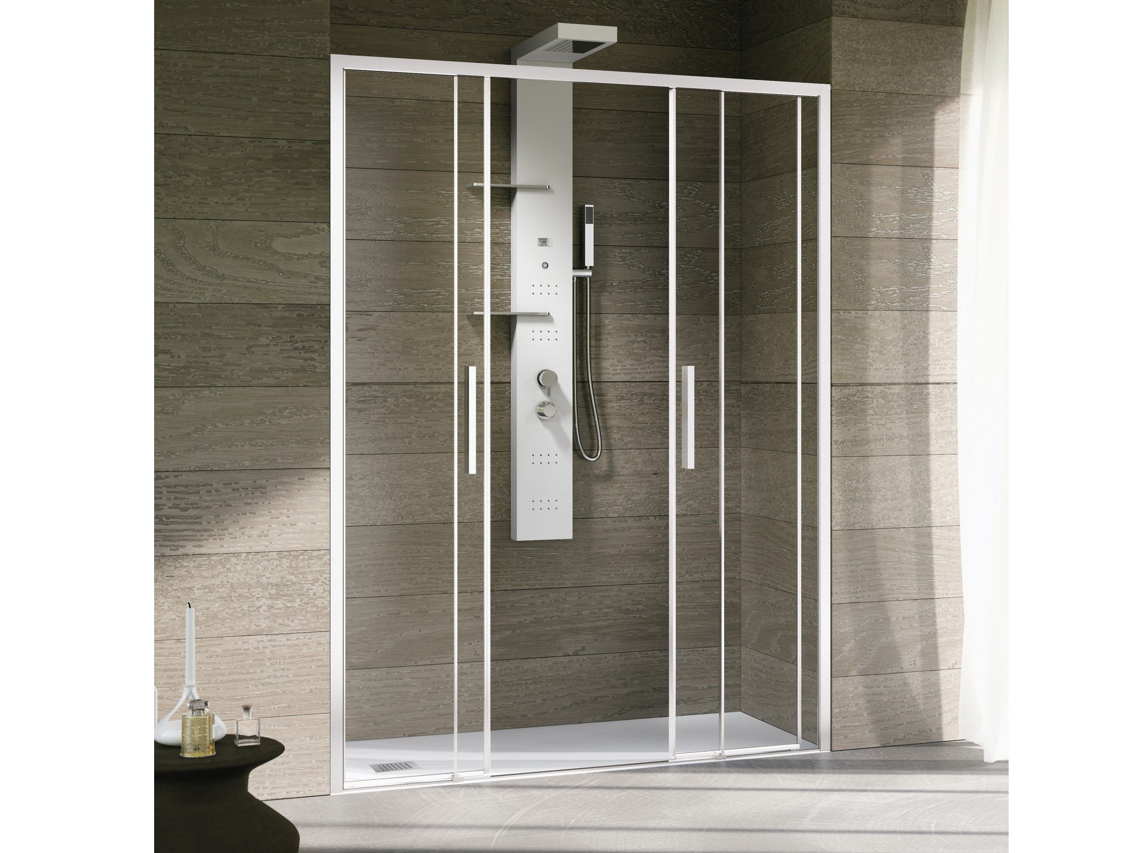 Нишевая душевая кабина с раздвижной дверью Gruppo Geromin Time ARCH-00015697