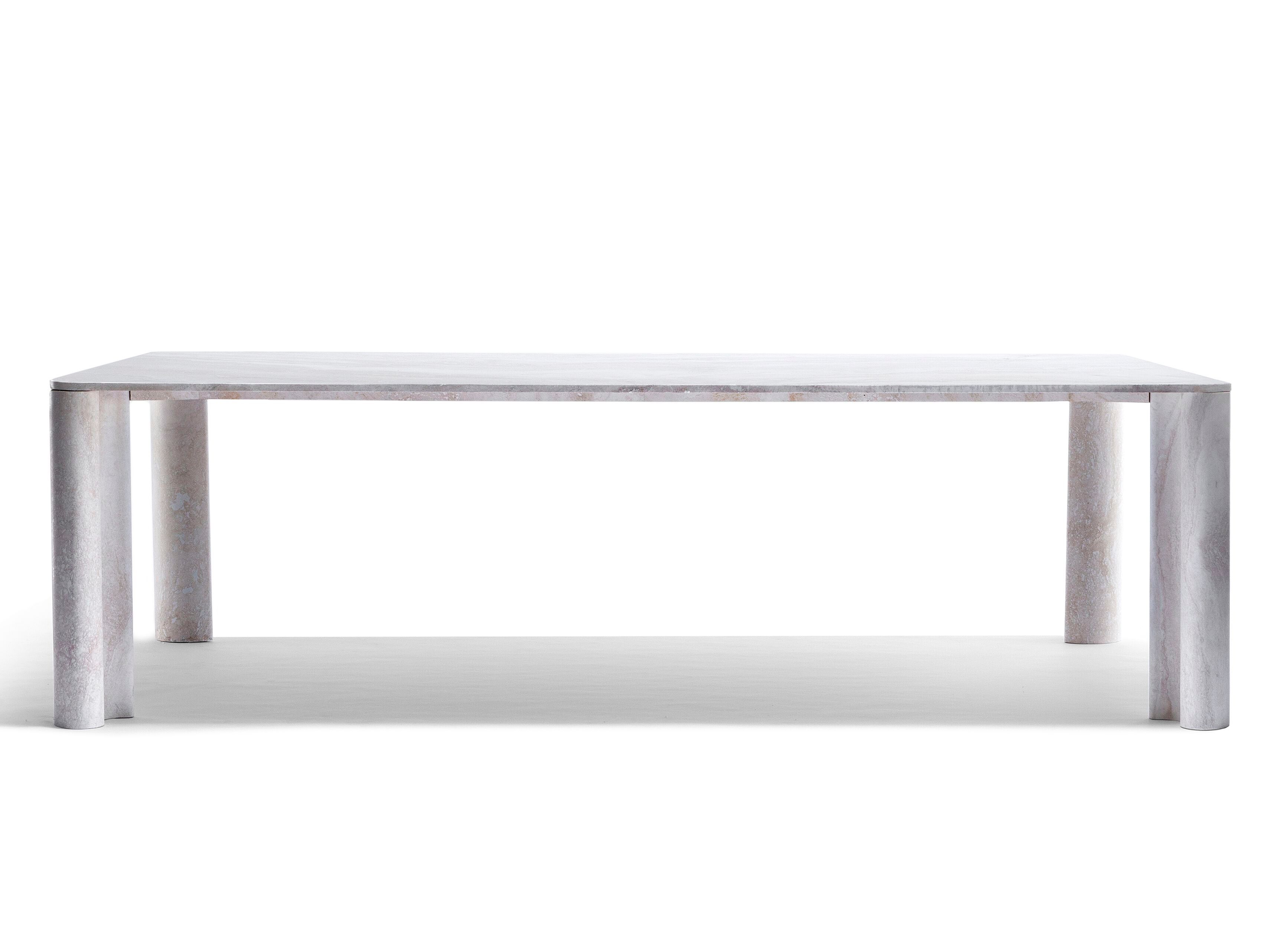 Травертин прямоугольный садовый стол Exteta 10th ARCH-00041565