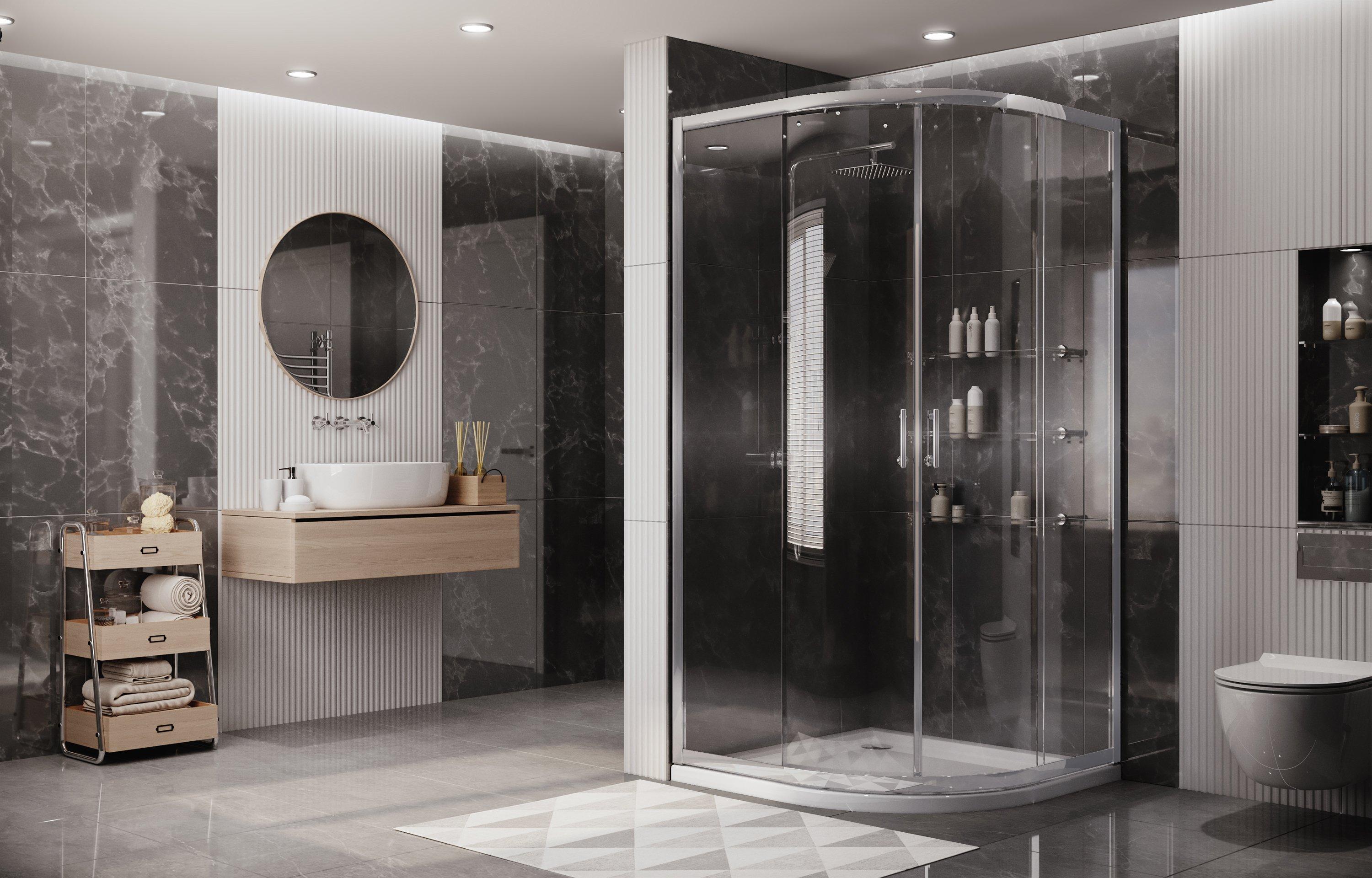 Душевое ограждение Ambassador Kingston 14011105 (1000x1000x2000), 1 место  - Вид №1