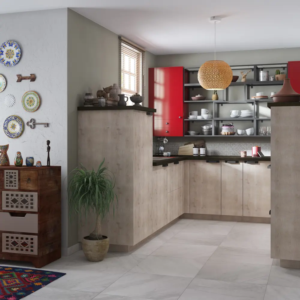 Фасад для кухонного шкафа Нордик 39.7x102.1 см Delinia ID ЛДСП цвет бежевый STLM-2175941 - Вид №8