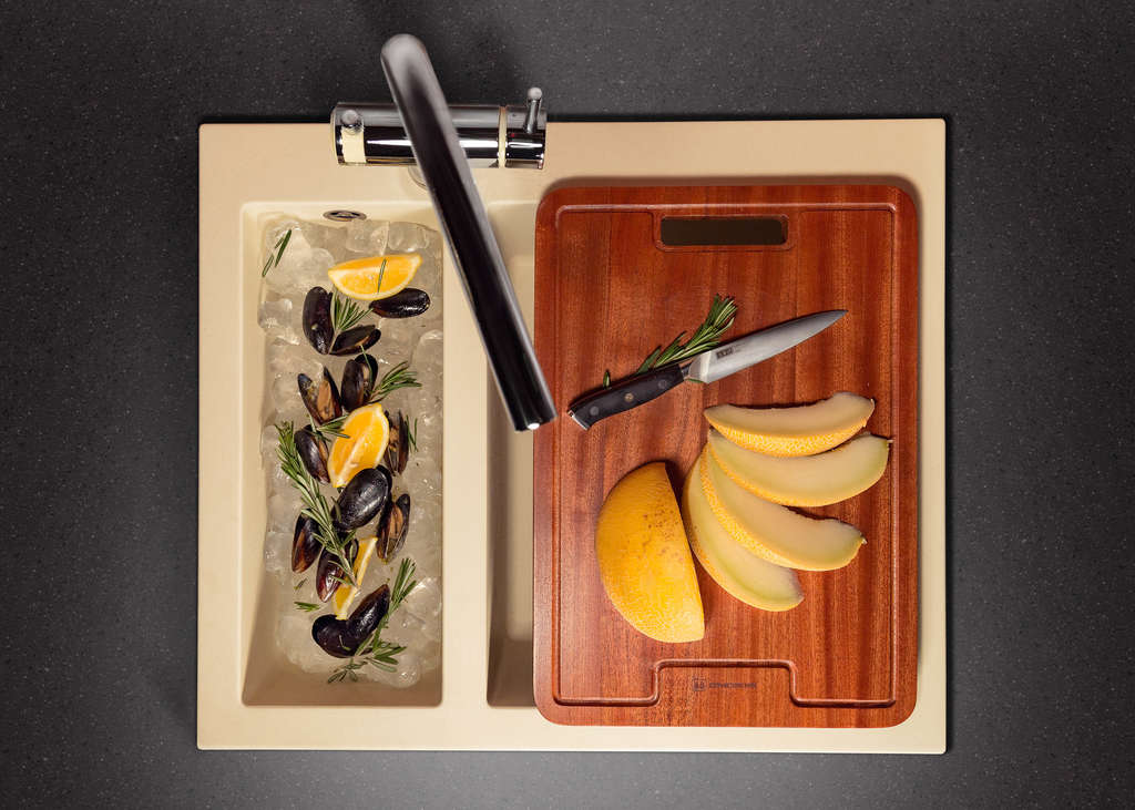 Кухонная мойка Bosen 59-2 DC OMOIKIRI 4993223 - Вид №4