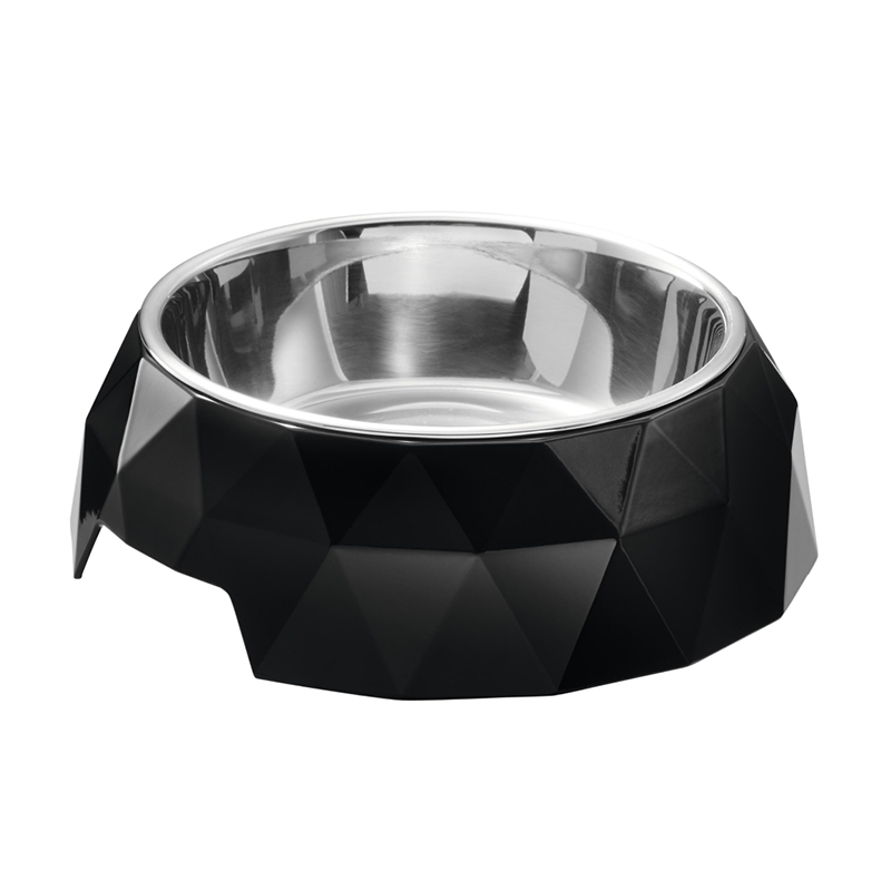 ПР0050310 Миска для собак меламиновая Kimberley черная 160мл HUNTER 