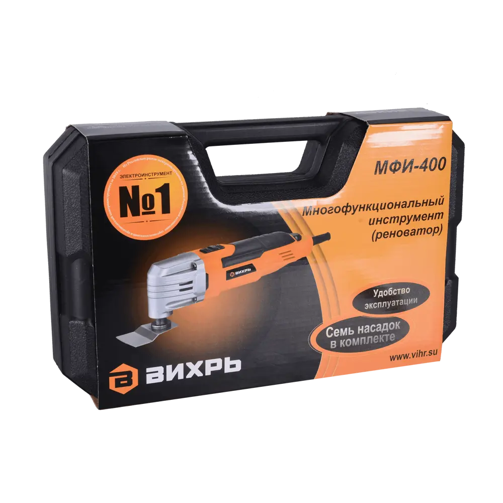 Реноватор сетевой Вихрь МФИ-400 400Вт с кейсом и комплектом насадок 85561382 STLM-1568502 - Вид №9