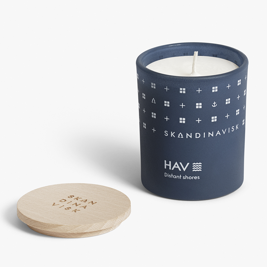 SK20204 Свеча ароматическая hav с крышкой, 65 г (новая) S K A N D I N A V I S K  - Вид №5