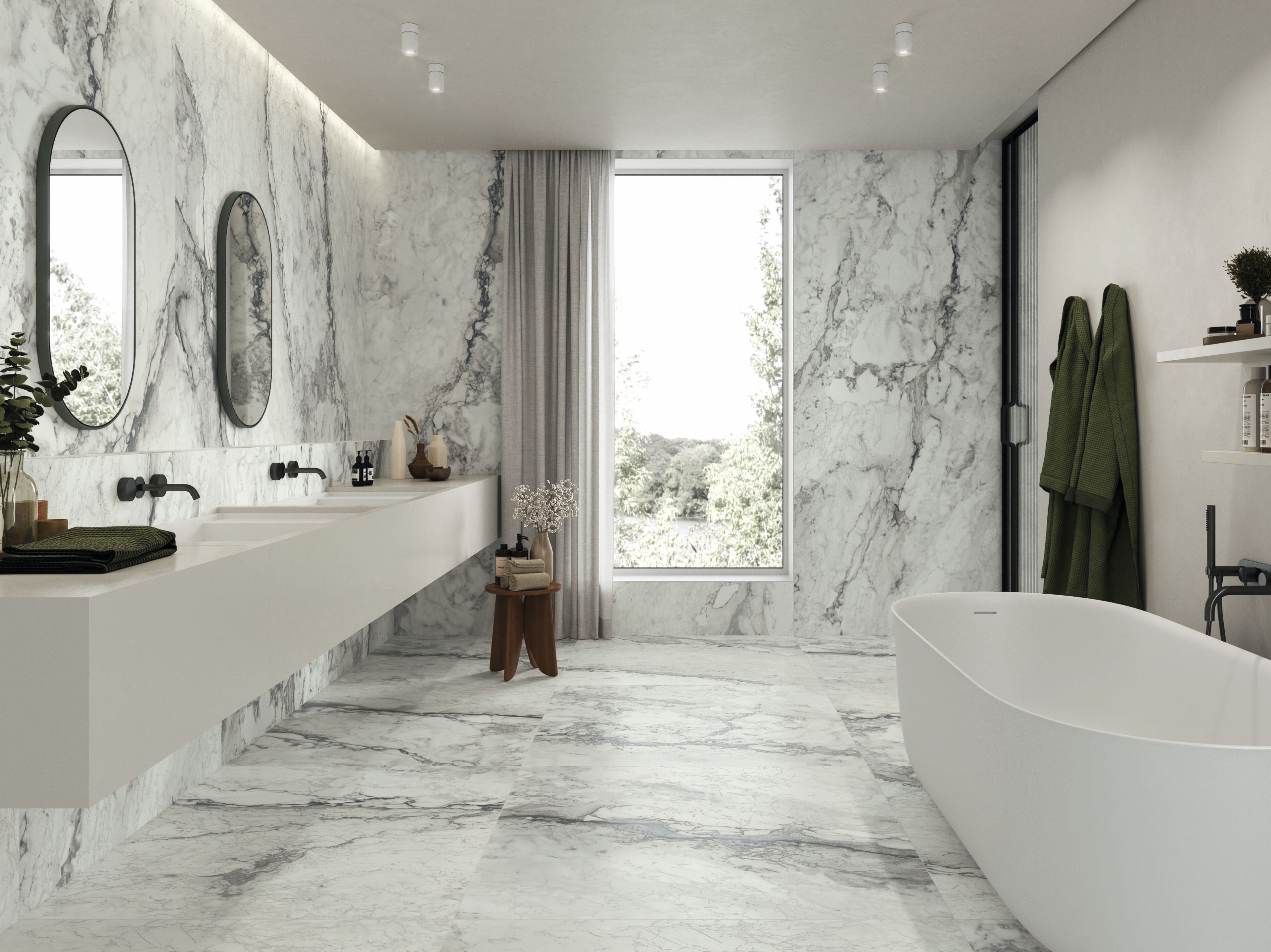 Пол / напольное покрытие из керамогранита с мраморным эффектом Imola THE ROCK ARCH-00062970