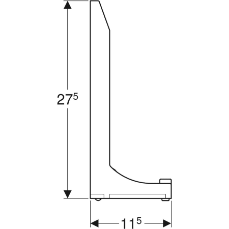 461.190.00.1 Ножка Geberit GIS для отдельно стоящих стеновых систем Geberit  - Вид №3
