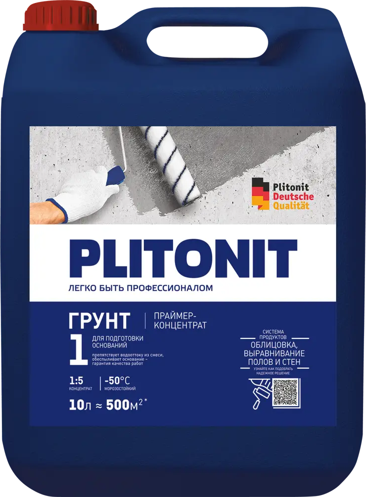 90344575 Грунтовка концентрат Plitonit 1 Profi 10л STLM-1016610