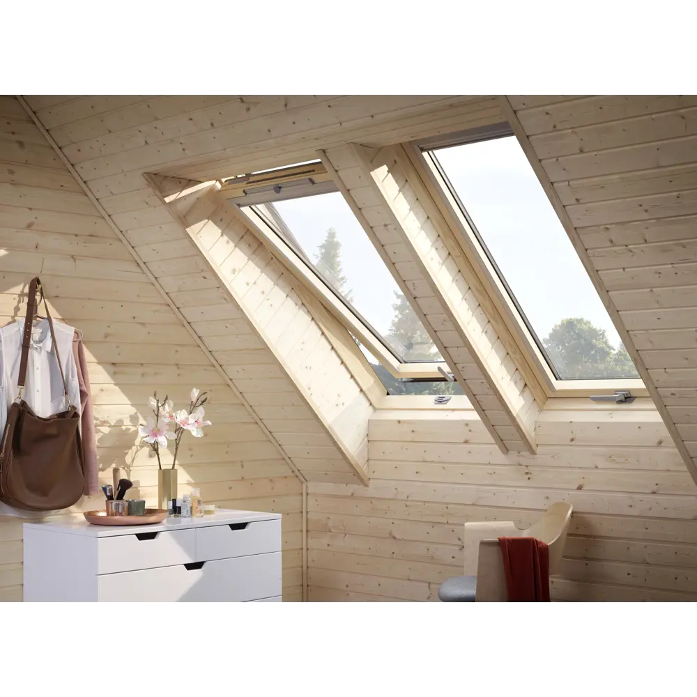 Окно мансардное с нижней ручкой Велюкс 78x118 см 17810683 STLM-2177148 Velux  - Вид №4