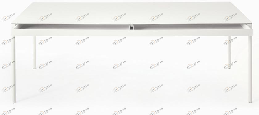 Desalto Прямоугольный обеденный стол из стали с ящиками Icaro 015 sun-id-1388389