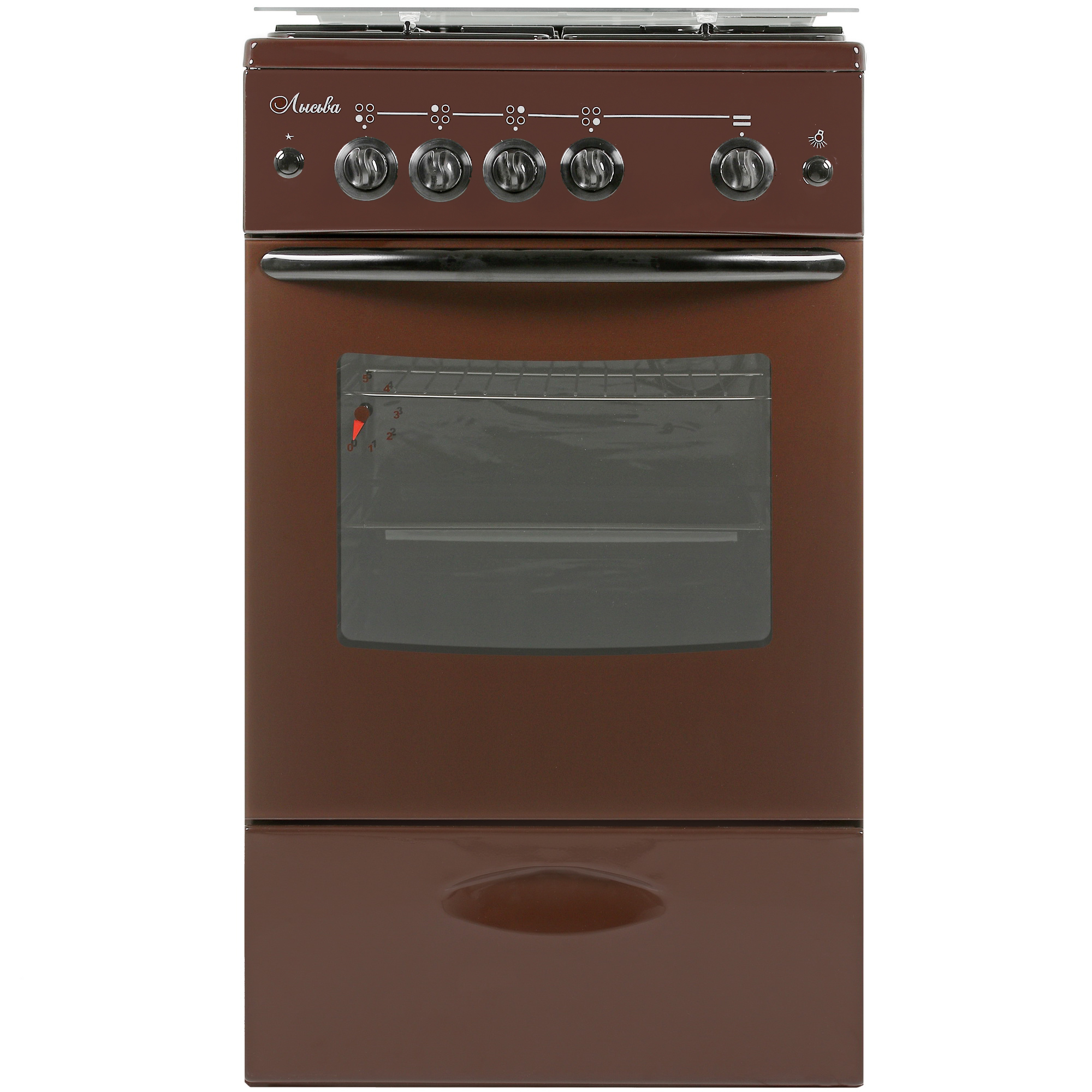 1155449 Газовая плита Лысьва ГП 400 МС -2у коричневый STDN-0030916