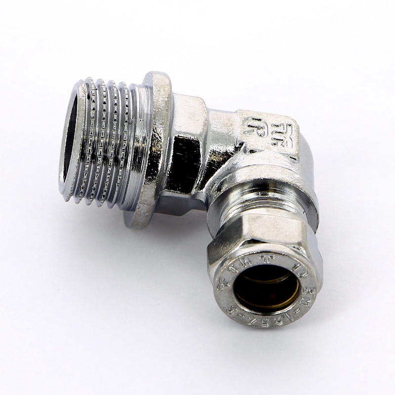 Угол обжим-Н хромированный TIEMME 10х1/2" 1130049 - Вид №1