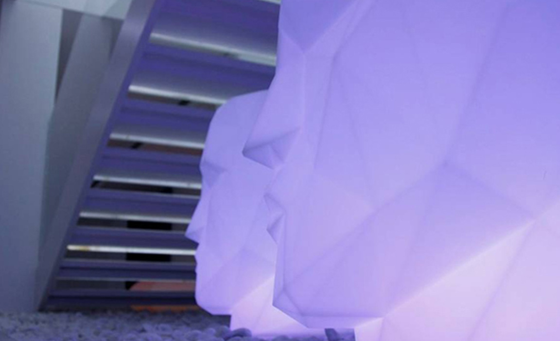 070593 Кашпо матовое светящееся LED RGBW Cable 100см Vondom Adan - Вид №6