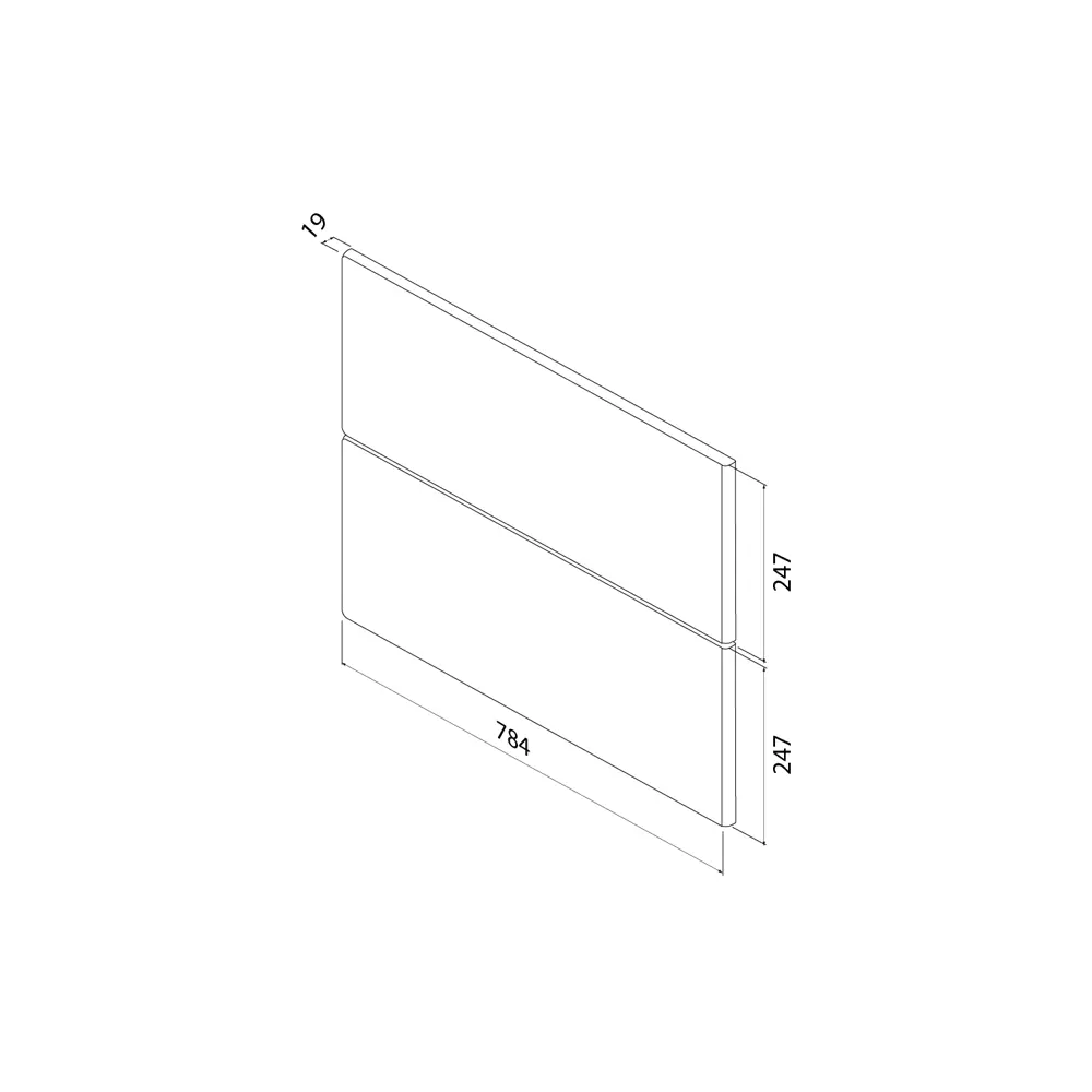 Комплект фасадов для тумбы Iddis Lahta LAH80T0i89 80 см МДФ цвет тайга STLM-2162453 - Вид №4