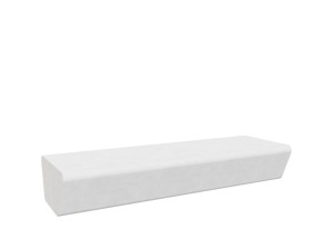 Бетонная скамья без спинки