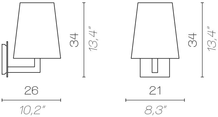 Contardi Бра из металла Quadra sun-id-1472349 - Вид №3