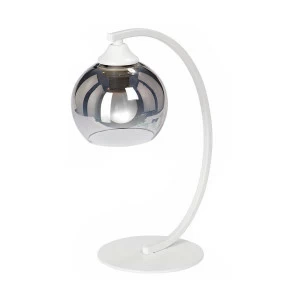 Настольная лампа белая со стеклянным плафоном Vitaluce V4354-0/1L VITALUCE КЛАССИЧЕСКИЕ 328974 Серый