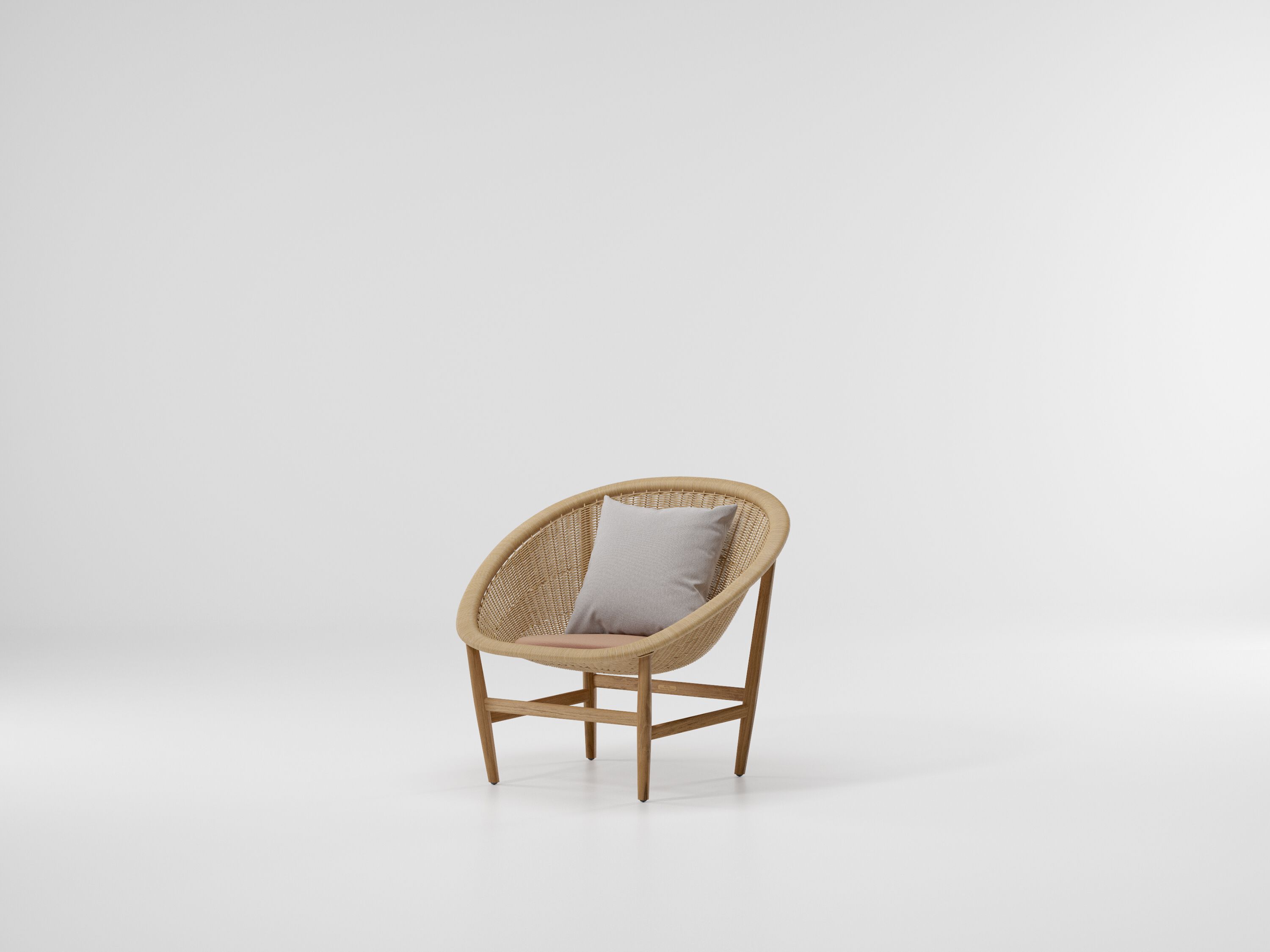 Плетеное кресло Kettal корзина ARCH-00123177 - Вид №1