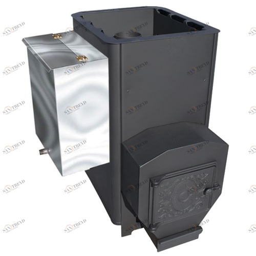 Печь для бани Варвара Паленица с баком для воды вынос 160 369