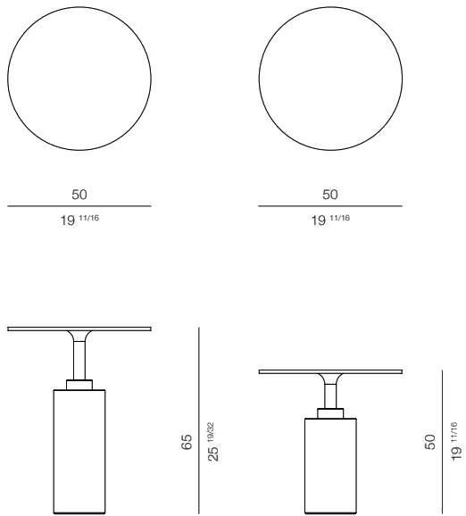 ROSSATO ARREDAMENTI Высокий журнальный столик из мрамора black marquina Home sun-id-1495729 - Вид №4