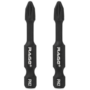 Ударные магнитные биты Vira PH2 50мм - набор 2 шт для профессионального монтажа 88287103