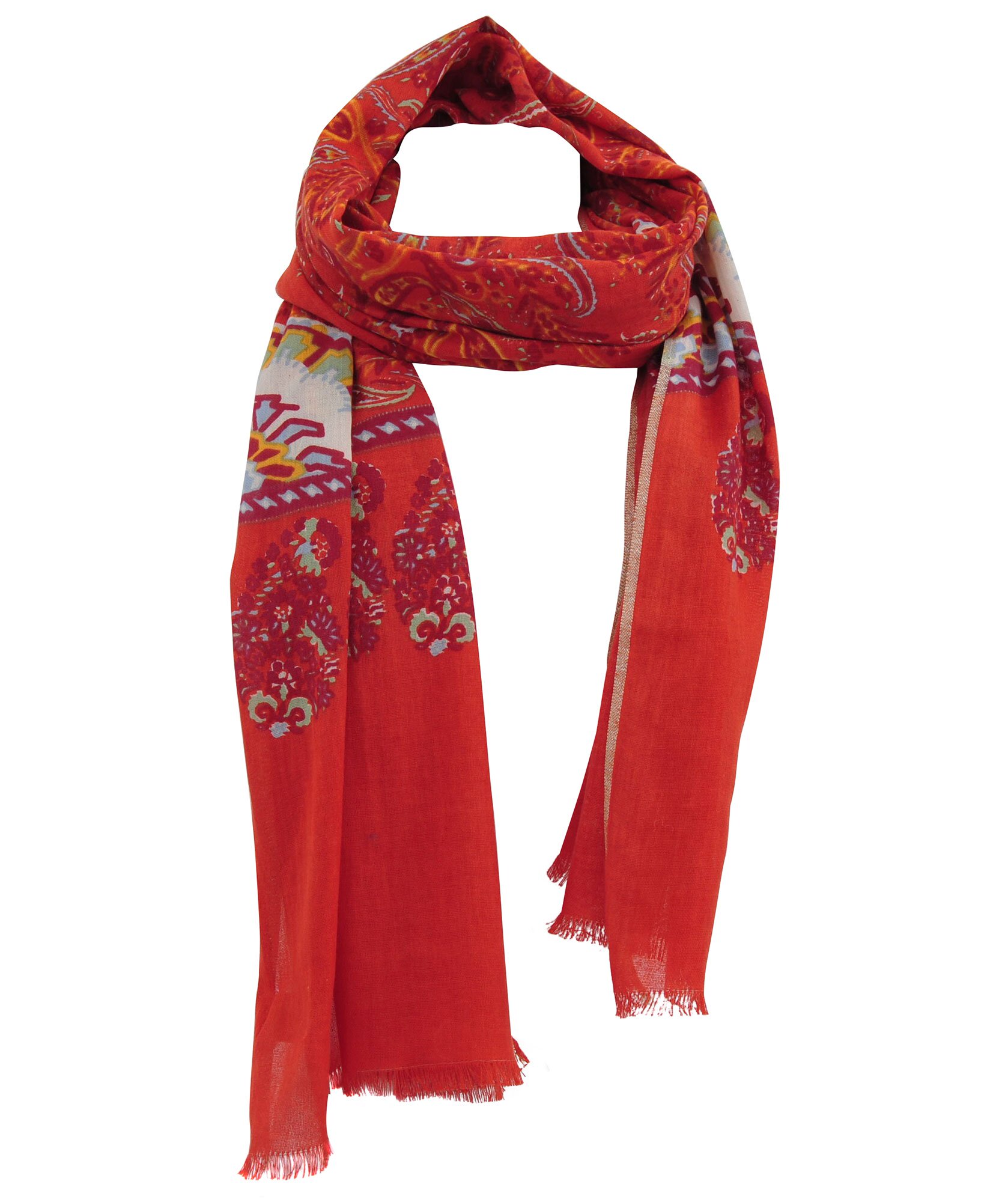 GABRIELLE_R Шаль 50/180 99%хлопок 1% люрекс PETRUSSE Santreyd 