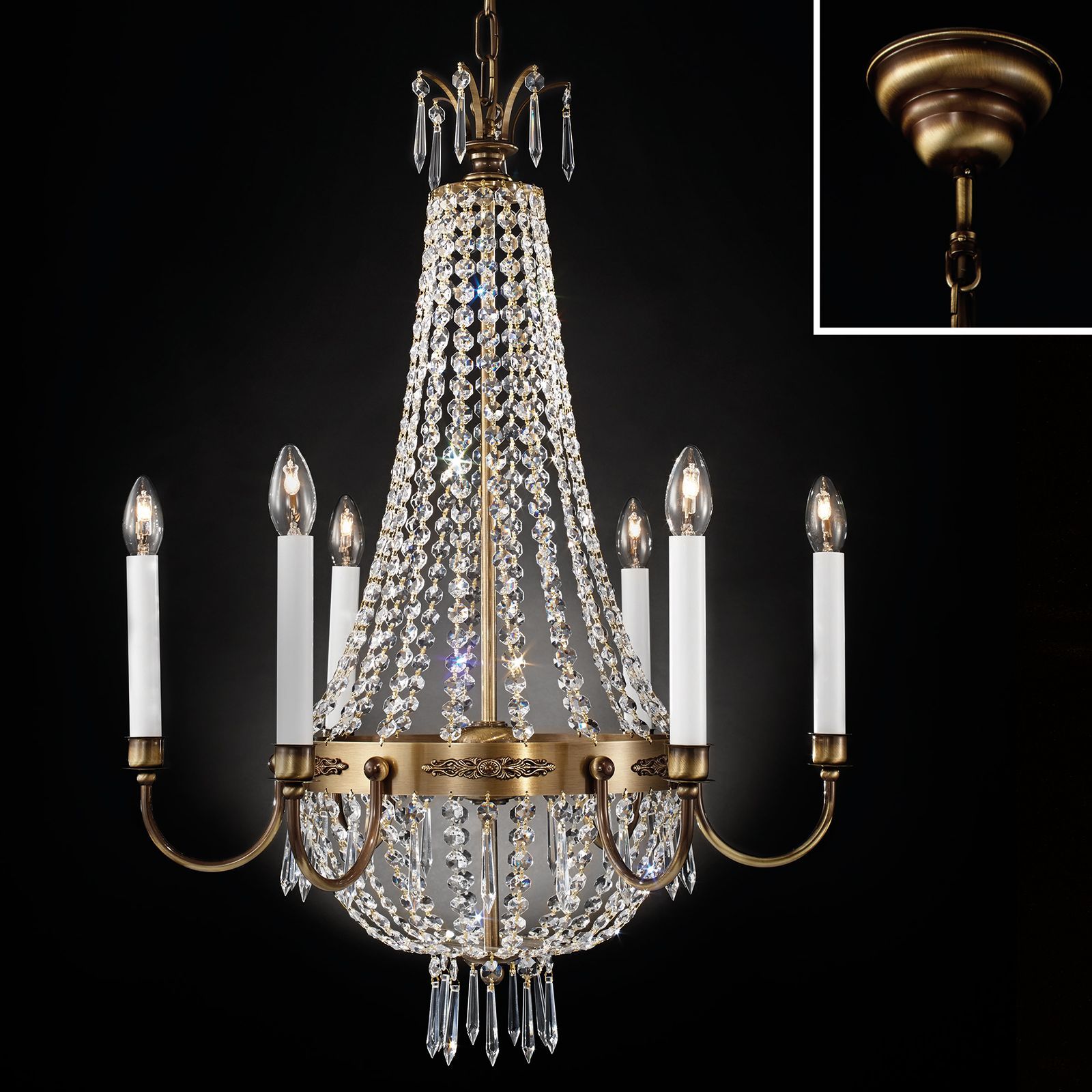 Люстра с кристаллами Orion Empire-Crystal ARCH-00148991 - Вид №9