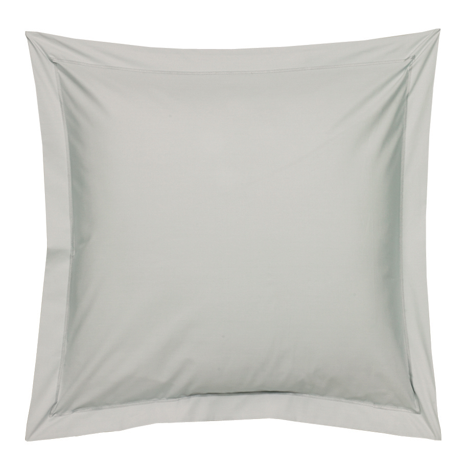 PC50_ME_S наволочка 50/73 metal светло-серый сатин х/б Blanc des Vosges Santreyd 