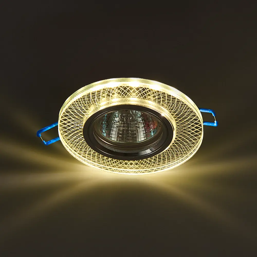 Светильник точечный встраиваемый DLS-L153 с LED-подсветкой под отверстие 65 мм, 1.7 м², цвет прозрачный 82644303 STLM-2165420 Fametto  - Вид №3
