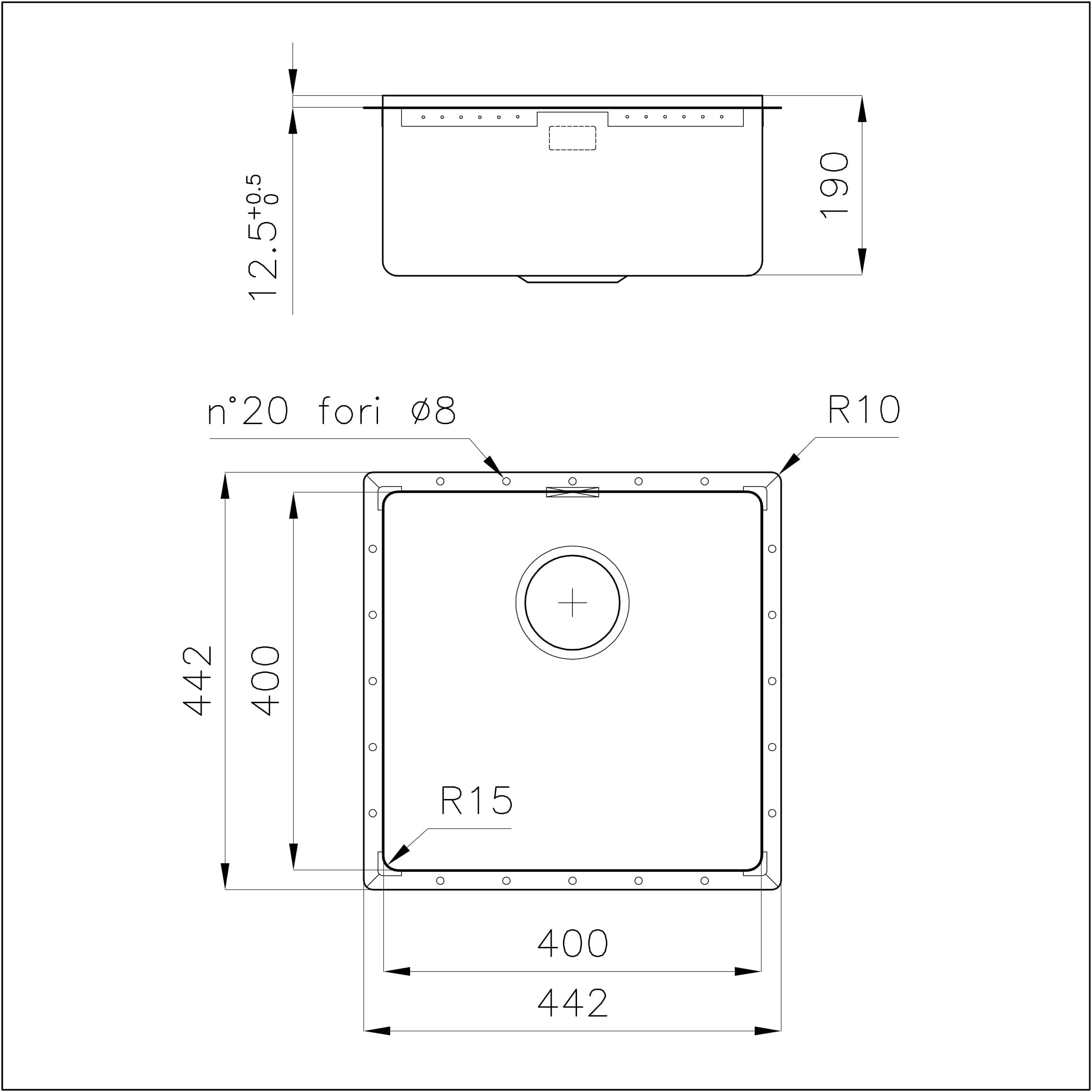 4156859 Раковина Phantom Edge Vintage Gold - 4156859 Fosterspa  - Вид №1
