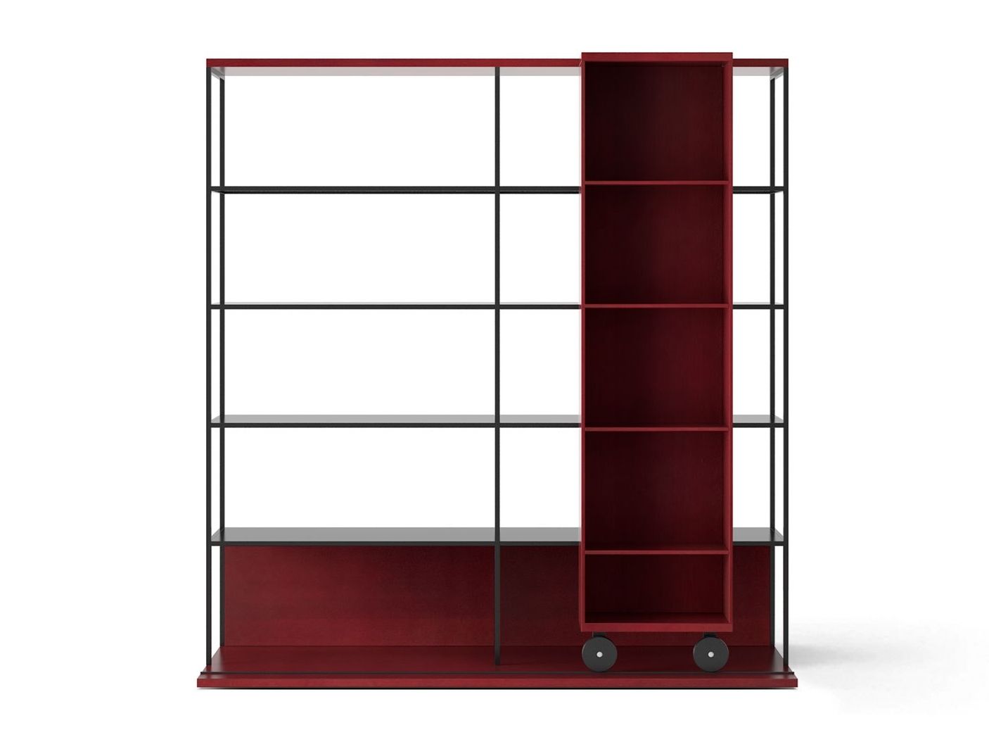 Книжный шкаф из МДФ на колесах Punt Literatura ARCH-00064312 - Вид №44