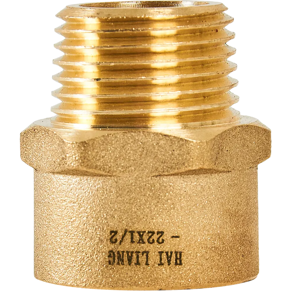 Муфта переходная Hailiang ø1/2"x22 мм наружная резьба медь 88673236 STLM-2174465  - Вид №1
