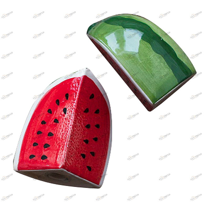 Солонка и перечница арбуз HAPPY STATION ДИЗАЙНЕРСКИЕ 009156 Зеленый 