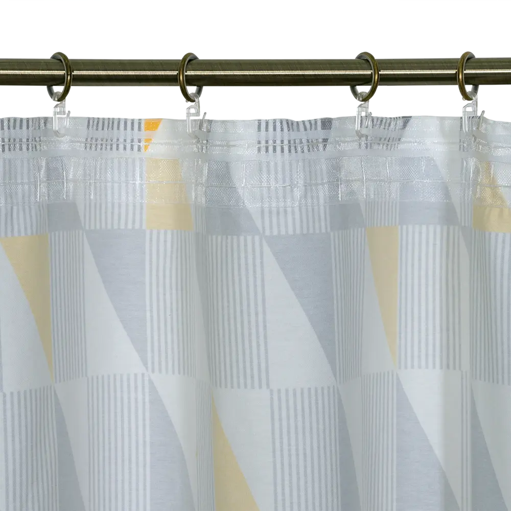 Штора на ленте «Сканди» 160х260 см хлопок/полиэстер цвет серый Altali STLM-2076348 - Вид №4