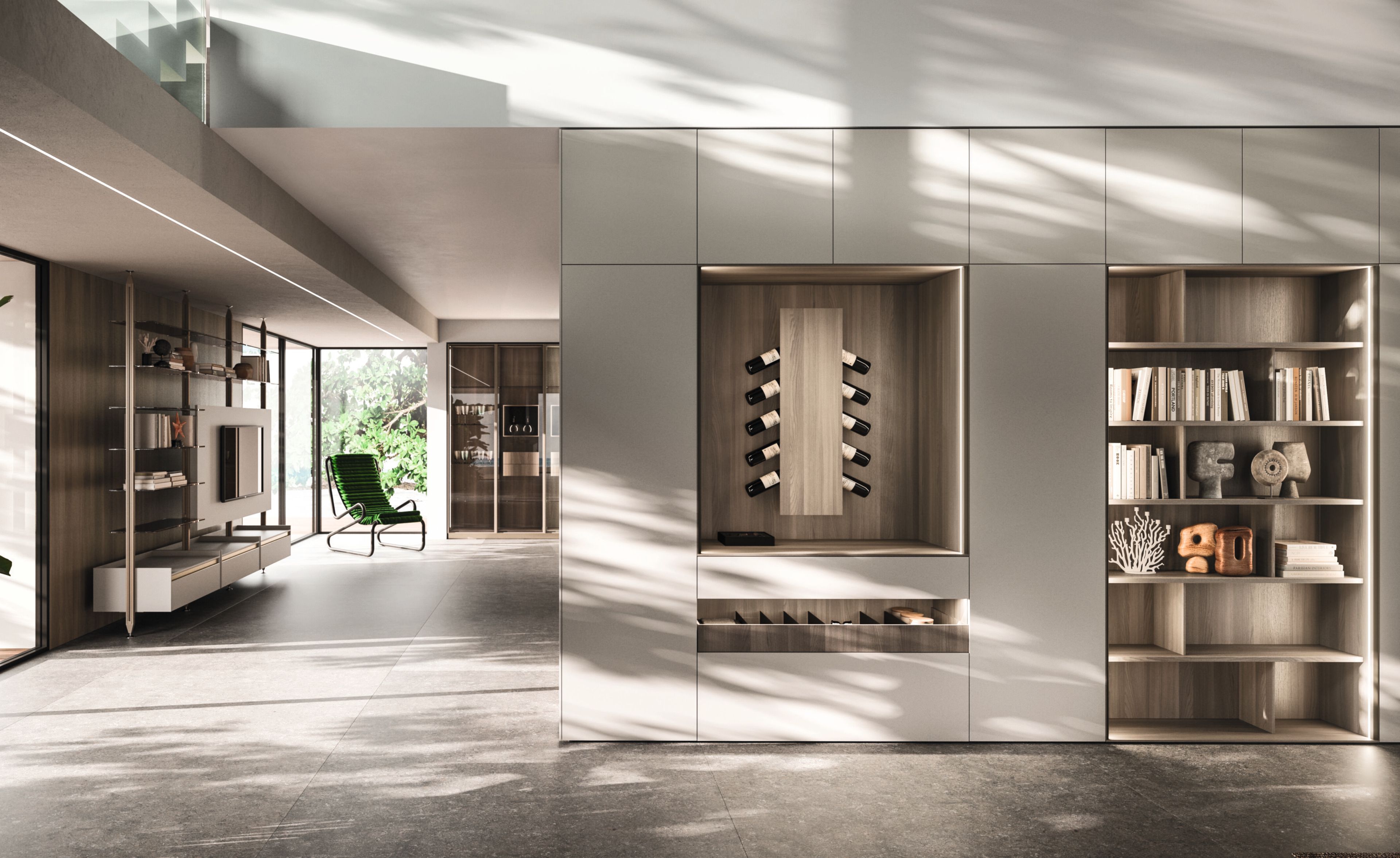 Деревянная настенная винная стойка Arrital Feeling Home ARCH-00052678 - Вид №1