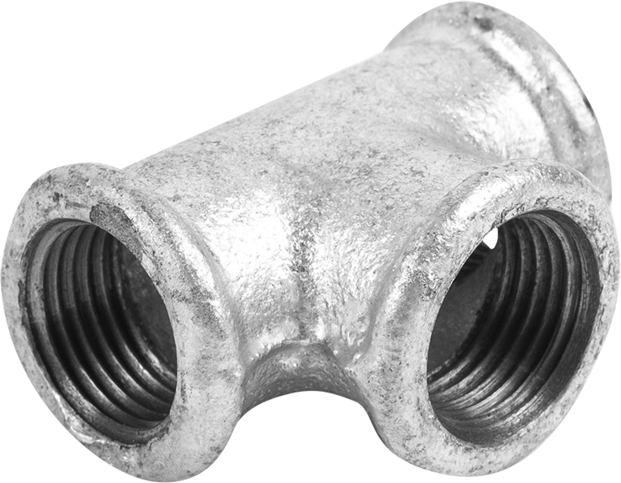 Тройник Santreyd оцинкованный чугунный 1/2" для систем отопления и водоснабжения 10985624 STLM-0000982