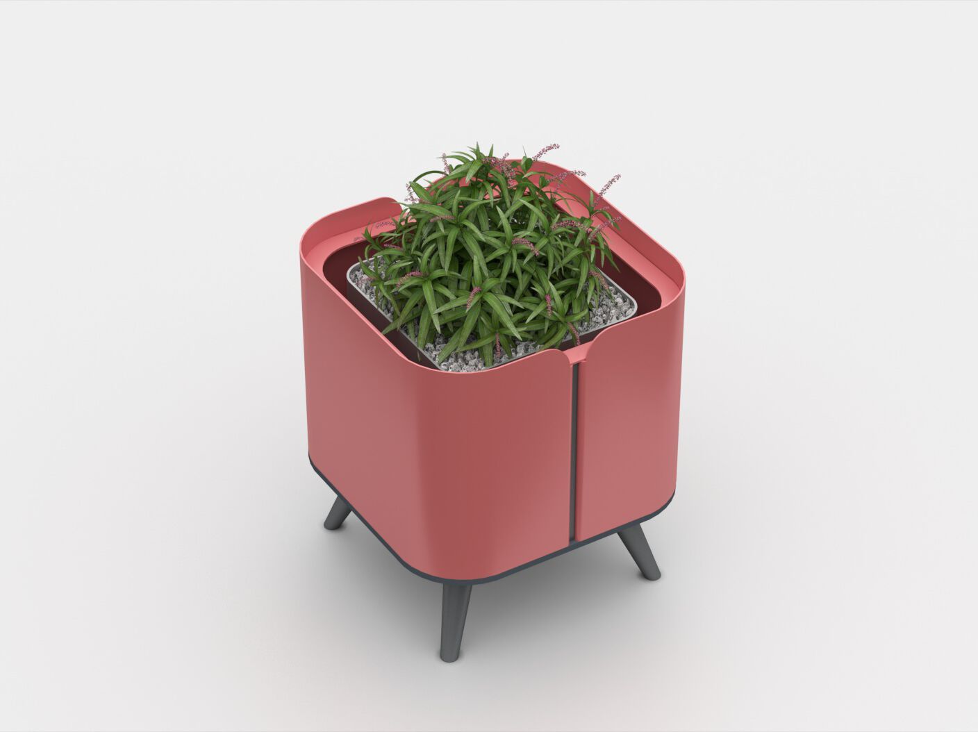 Оцинкованная стальная квадратная сеялка Viscio Urban Design ретро ARCH-00149309 - Вид №2