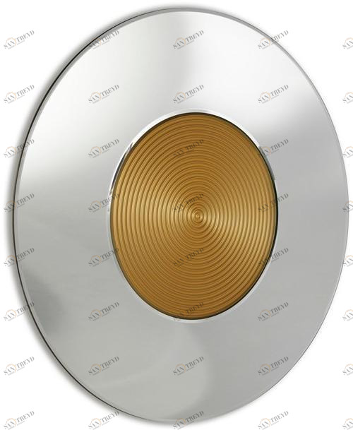 ALBEDO Круглое зеркало из мдф с настенной рамой sun-id-1515795