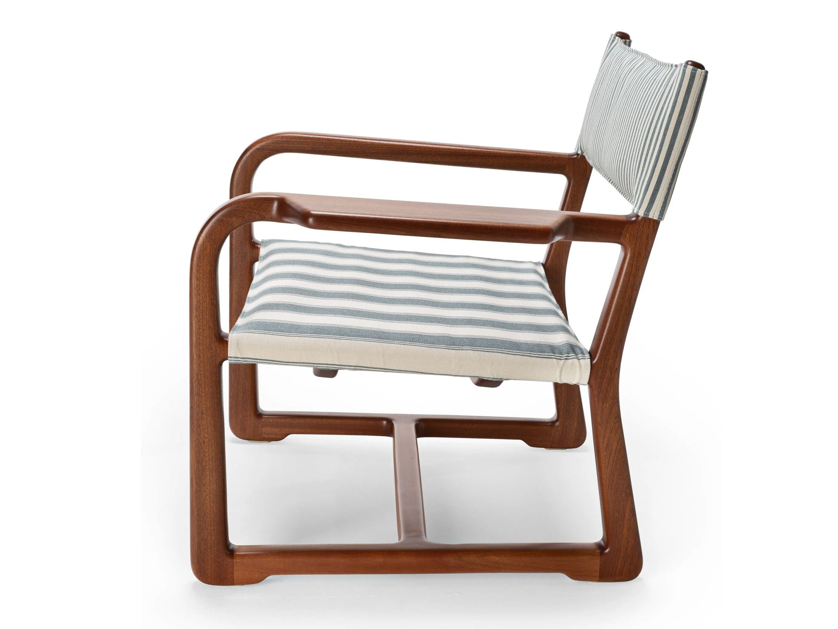 Садовое кресло из красного дерева и ткани с подлокотниками Exteta Loro Piana Interiors, The Delight Chairs by Exteta ARCH-00038048 - Вид №4